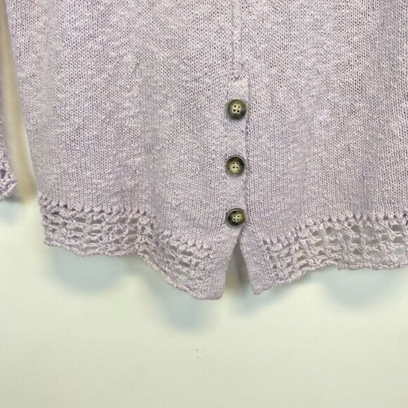 Lucky Brand Purple Knit Sweater - Picture 10 of 12